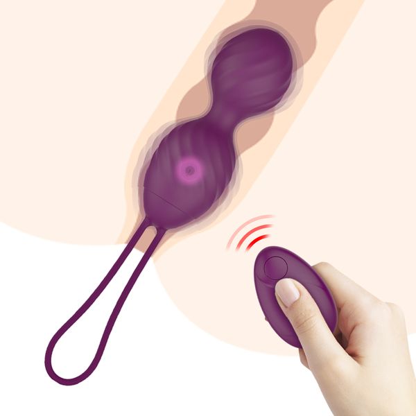 

10 speed kegel ball remote control vaginal tight exercise vibrating egg stimulator massage ben wa geisha balls toy for women