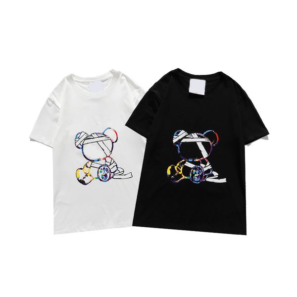 

2021 new mens women designers t shirts man fashion men s clothes casual t-shirt street shorts sleeve 2020 womens clothing s-xxl#19, White;black