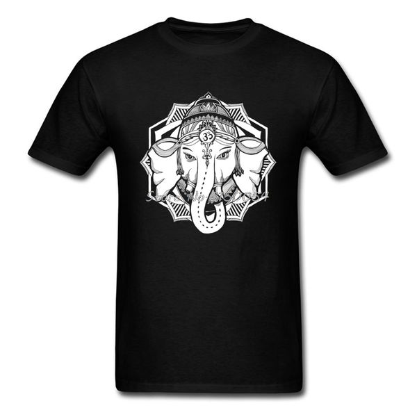 

спорт тайский ганеша отпечатано на тенниску лето хлопок мужчины tshirt новый coming тайский слон день черный tshirt тройники harajuku