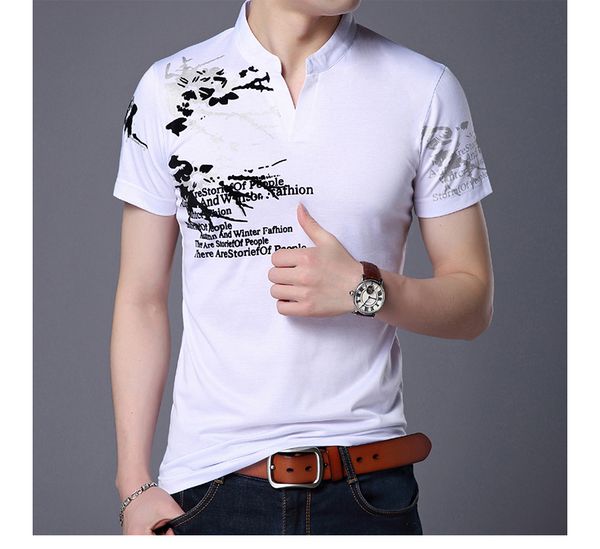 

2021 new summer shirt v collar short sleeve shirts polo men's classic casual flashy clothing m-4xl 2m52 9lzg, White;black