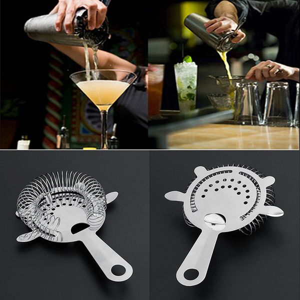 

cocktail strainer stainless steel wine mixer ice filter bar drinking shaker tools party barware