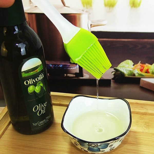 

resisting bbq basting oil silicone heat brush high temperature resistant cleaning baking cooking barbecue tool
