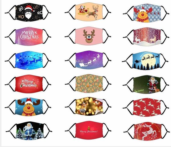 

party filter with design washable masks cosplay chrismas joker face digital printing mask halloween protectio