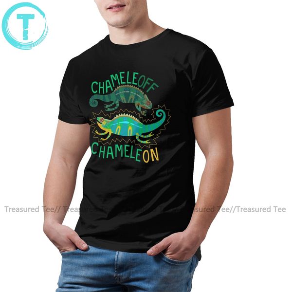 

chameleon t shirt chameleoff t-shirt awesome short sleeves tee shirt man print oversize casual tshirt sport hooded sweatshirt hoodie