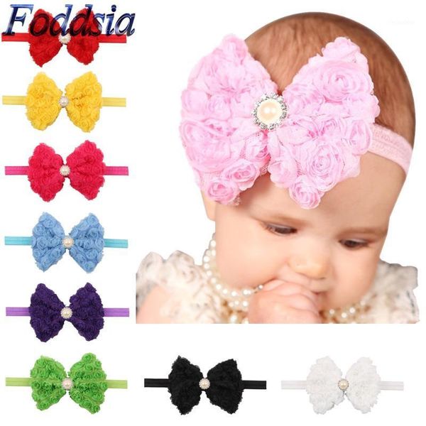 

hair accessories foddsia 12pcs/lot christmas headband fashion style girls big bow knot flower headwear ch421, Slivery;white