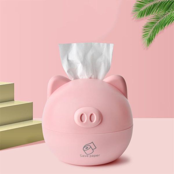 

home tissue boxes desknapkin holder cute cartoon pig shaped tissue paper storage box kitchen toilet roll paper holder tube