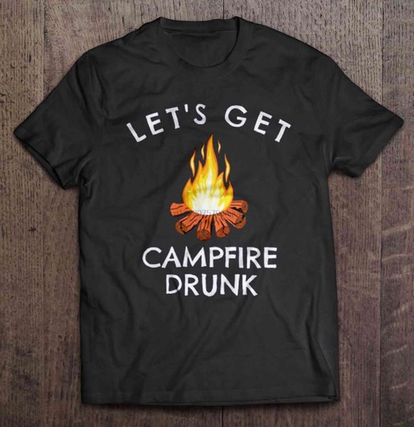 

men t shirt let's get campfire drunk version2 women t-shirt sport hooded sweatshirt hoodie
