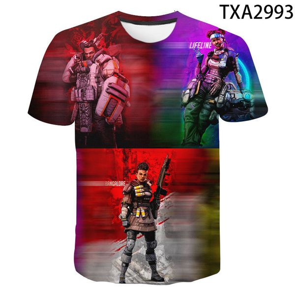 

new apex legends street clothing cool quality 3d print shirts funny comics graphic men clothing