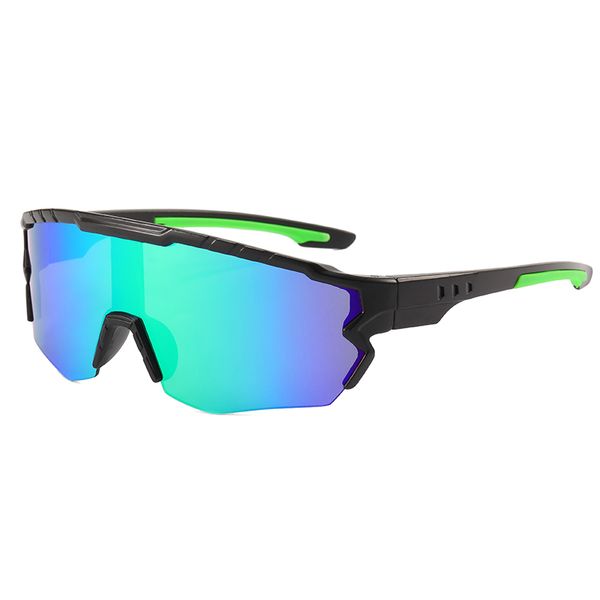 

personality new sunglasses men and women outdoor cycling sports glasses bicycle eye protection large frame sunglasses wholesale, White;black