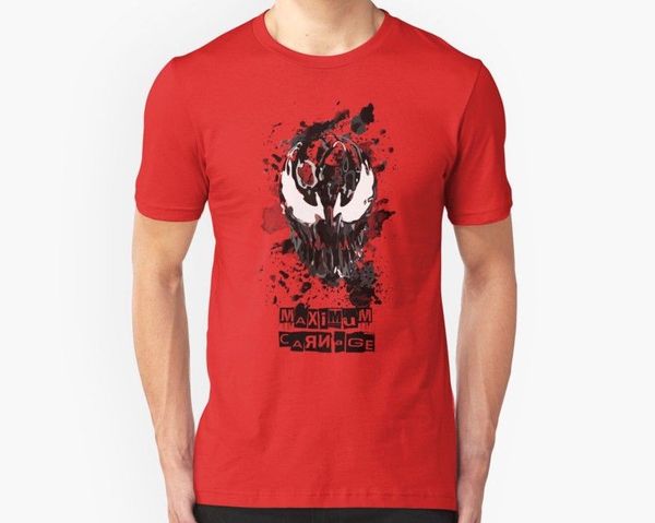 

new maximum carnage red size cartoon men new fashion loose size ajax 2018 funny sport hooded sweatshirt hoodie t shirt