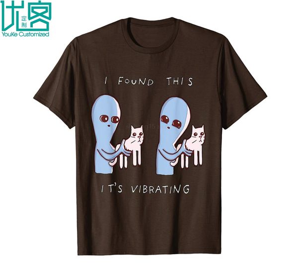

i found this it's vibrating alien with vibrating cat 2020 summer men's short sleeve hoodie designers t shirts sweatshirt