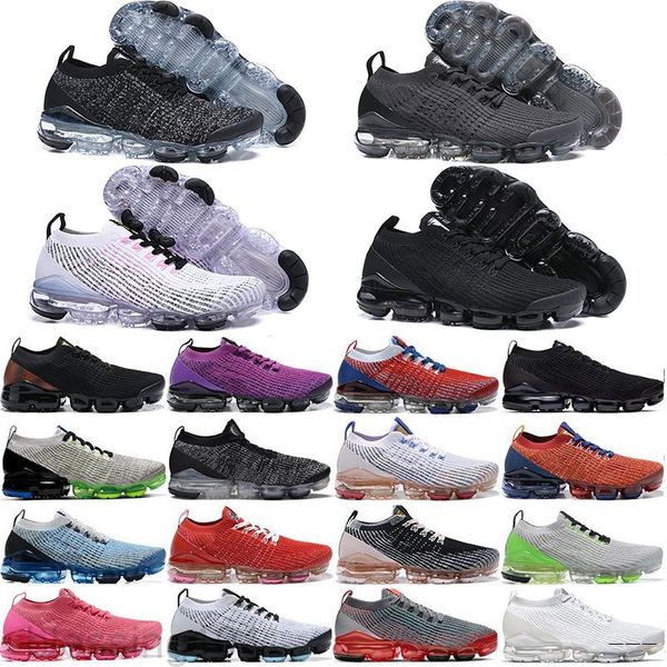 

2021 air vapores 3.0 usa mens be true oreo casual shoes designer fly 2.0 knit triple black white rainbow sneakers trainers chaussures bt11