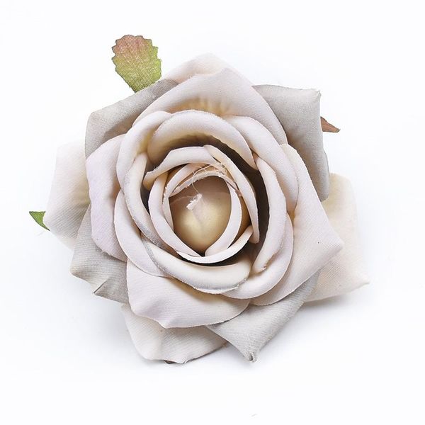 

10 artificial flowers roses home decoration accessories scrapbooking festival candy box gifts brooch vases for decoration bbyqgh sweet07