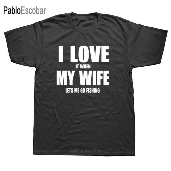 

funny i love my wife fishinger men summer cotton harajuku short sleeve streetwear black hoodie designers t shirts sweatshirt