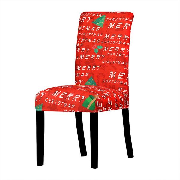 

spandex printed chari cover stretch removable dining seat chair cover l banquet seat covers for christmas home wedding