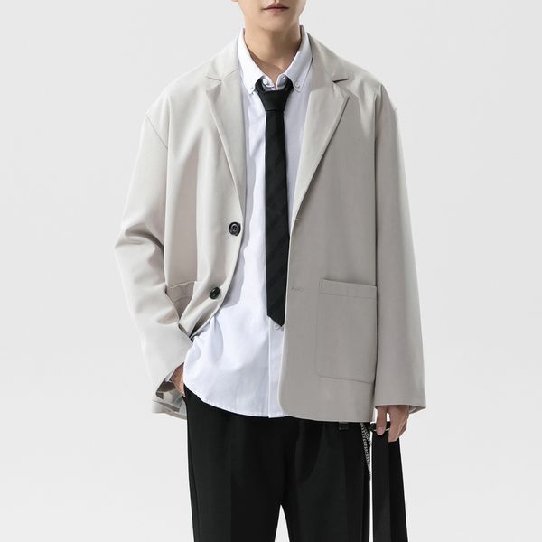 

2021 spring male luxury blazers new fashion thin suit v0jt, White;black