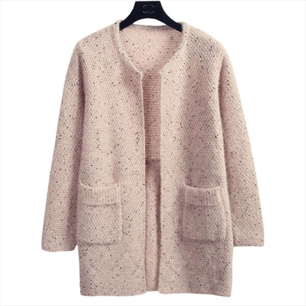 

свитер женщин шерсти вязать кардиган пальто новая осень зима крепеж цвет корейский женский сыпучие перемычка одежда vestidos lxj319, White;black