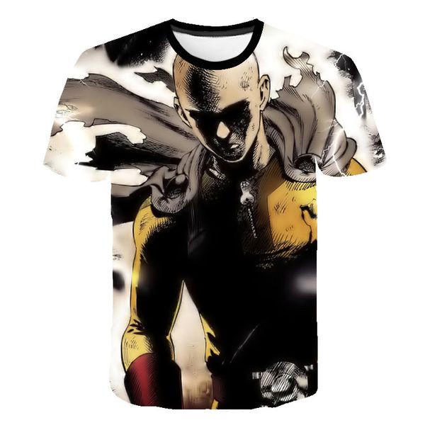 

one punch man hoodies anime one-punch man 3d cartoon men genos saitama cosplay summer 3d print shirts graphic hentai funny men clothing