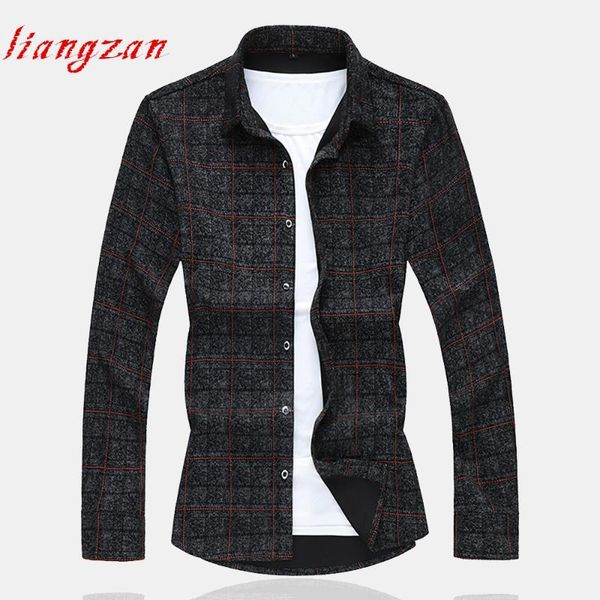 

men long sleeve plaid shirts autumn red loose clothes sl-a701, White;black