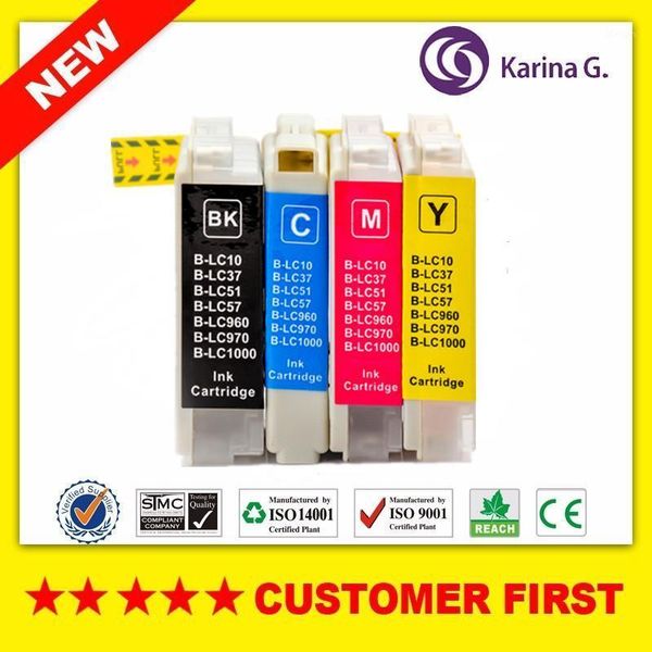 

compatible ink cartridge for lc10 lc37 lc51 lc57 lc960 lc970 lc1000 suit for brother -130c -135c mfc-235c mfc-240c etc.1