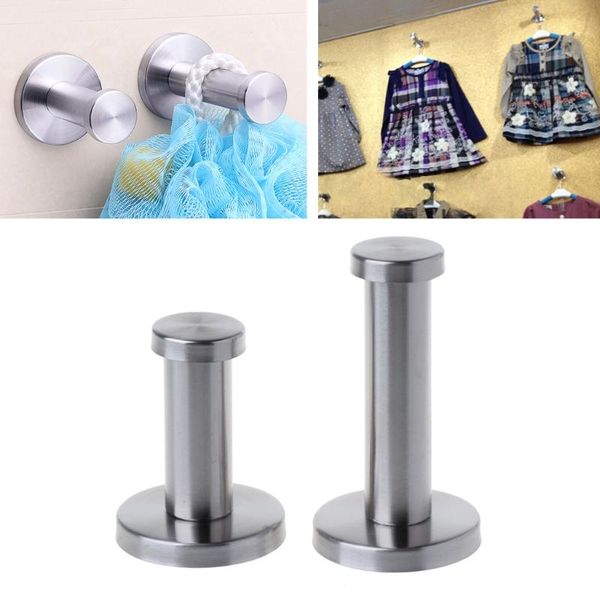 

hooks & rails 2pcs brushed 304 stainless steel bath towel single super heavy duty wall mount drop