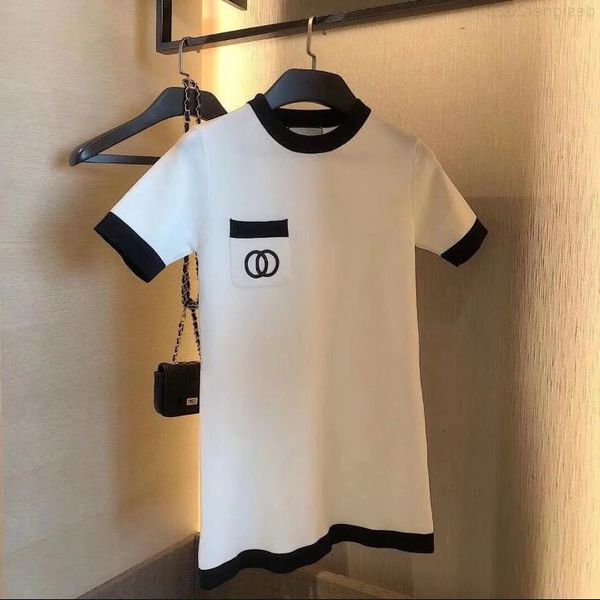 

web celebrity summer with g letter print t shirt designer, pure cotton comfortable knitting fashion and leisure, White