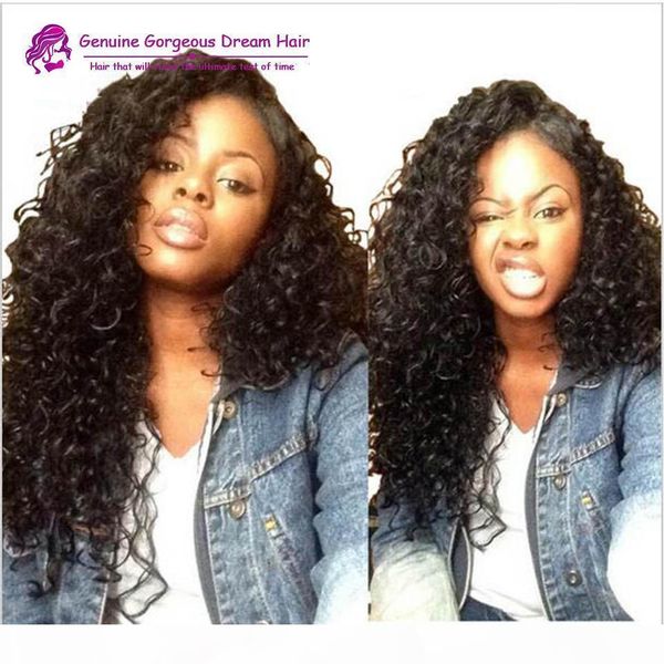 

100% glueless полный шнурок парики бразильский кудрявый парик волос curly отбеленные узлы полный парик фронта человеческих волос парики для, Black;brown