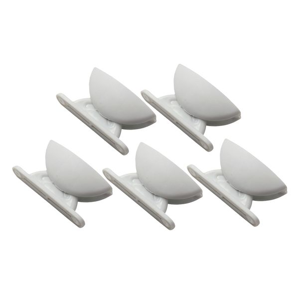 

5x nylon door retainer door catch for caravan camper motorhome rv boat white