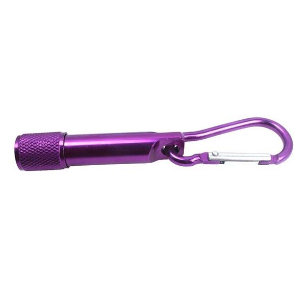 NEUE Mini-LED-Taschenlampe, Taschenlampe aus Aluminiumlegierung mit Karabinerring, Schlüsselanhänger, Schlüsselanhänger, Sport-LED-Großhandel, Schlüsselanhänger
