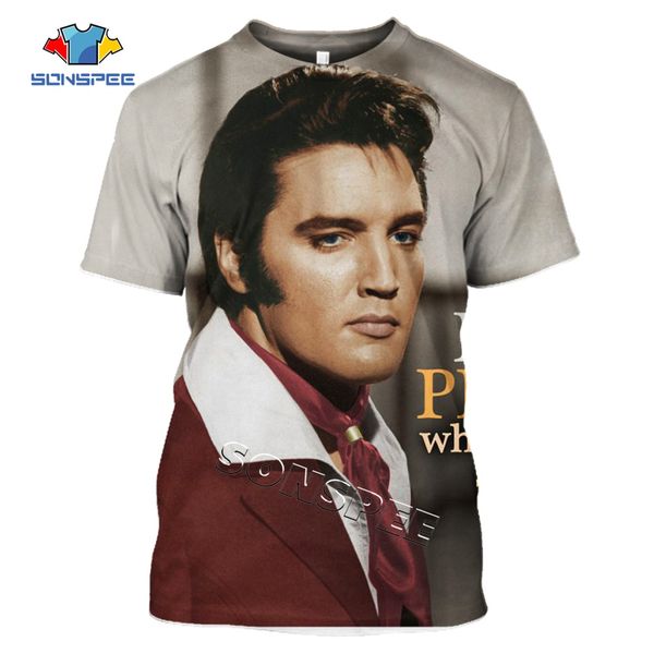 

summer homme pullover elvis presley the king men 3d print shirts comics oversized horror men clothing