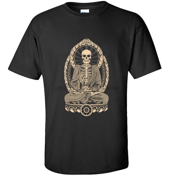 

black tshirt starving buddha skeleton tees europe short sleeve tshirts fashion hiphop om design tee shirt for sport hooded sweatshirt hoodie