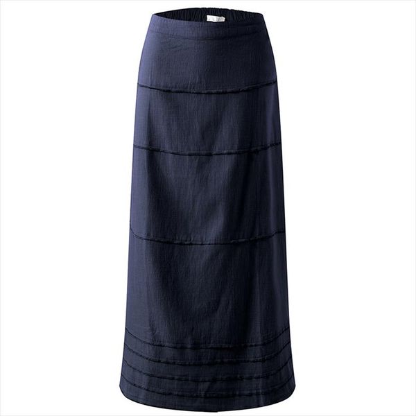 

2020 women new fashion oversized long skirt summer spring casual ladies solid loose skirt women high waist plus size xs 3x, Black