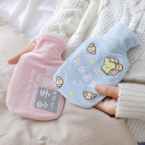 

1pc water bottle winter plush warm cute rubber student children hand warmers small fresh portable water bottle wmtqdd comb2010