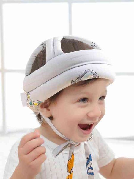 

baby anti-fall head protection cap she, Yellow