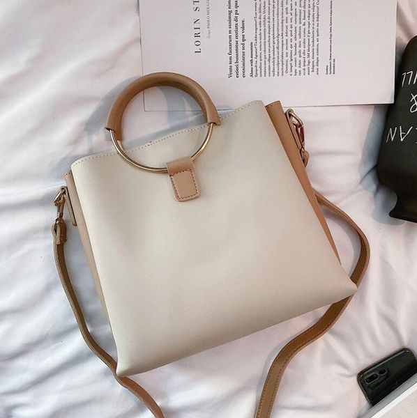 

zz fashion women pu leather bucket bags casual shoulder bags designer handbag totes crossbody bags wallet purse #06