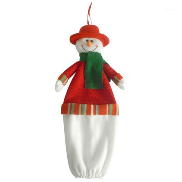 

christmas decorations cute snowman rubbish bag cover for kid gift and home decor ornaments1