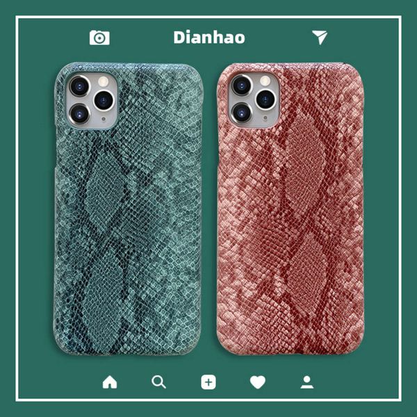 

snake like pattern is suitable for 11pro max11 mobile phone case 12 mini lovers x xs / xr 8plus men's 7plus leather 8p