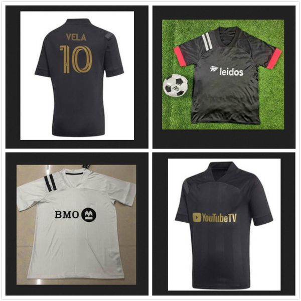 

mls 2020 2021 lafc #10 vela soccer jersey 20 men dc united #9 kamara black soccer shirt montreal impact #2 wanyama customized football shirt, Black;yellow