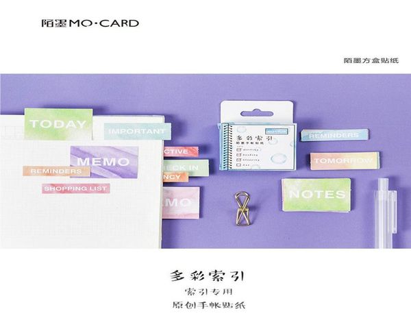 

45pcs лот красочные индексы этикетка наклейки набор декоративные канцелярские наклейки скрапбукинг diy дневник альбом стик lable tz128 sqcwe