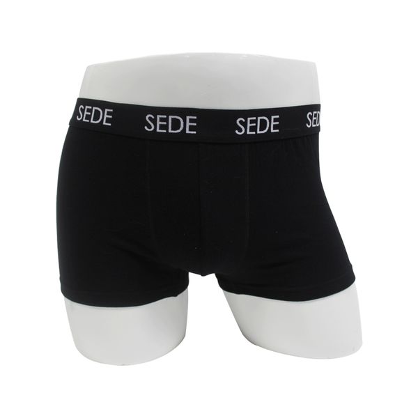 

men's boxer briefs breathable bottom crotch no mark pure cotton personality trendy men's boxer briefs explosive style underwear, Black;white