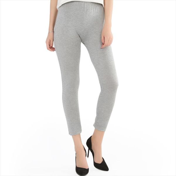 

new arrival summer style big elastic plus size 7xl big size candy color modalleggings women pants, Black