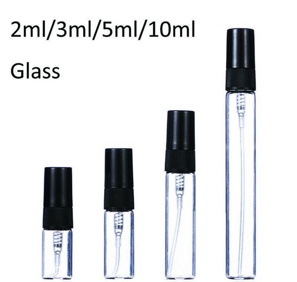 

2ml l 5 мл 10 мл пластиковый / стеклянный парфюмерный флакон, пустая порезаемая распылительная бутылка, небольшой распылитель парфюмера, дух