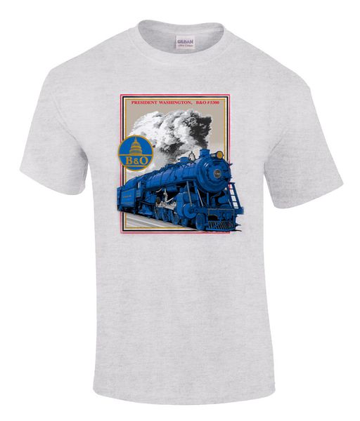 

sport new 2019 summer fashion baltimore & ohio pacific authentic railroad t-shirt [10021] tee shirt