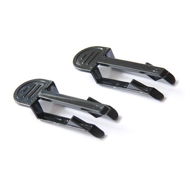 

2pcs/lot practical home organizer clip waste bin bag dustbin clamp garbage bags non-slip clip trash can retaining clip vt0468