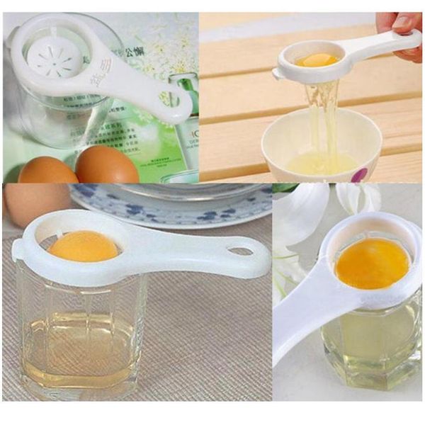 

household plastic white egg yolk seperator separator kitchen cooking gadget sieve tool white egg s bbycrl