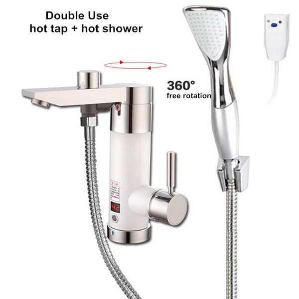 

water heater tap electric tankess continuous heating for bathroom shower kitchen sink faucet mixer asia plug free