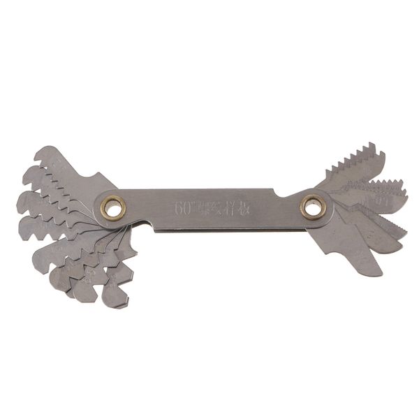 

60 degree thread measuring gage metric screw pitch gauge for measuring 0.5-7.0mm