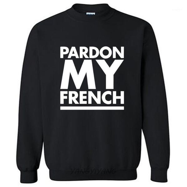 

pardon my french sweatshirt men brand cotton hoodies autumn luxury gifts for xmas1, Black