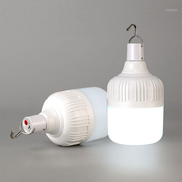 

portable lanterns rechargeable led night light bulb emergency lights battery powered outdoor bbq hanging for patio/porch/garden1
