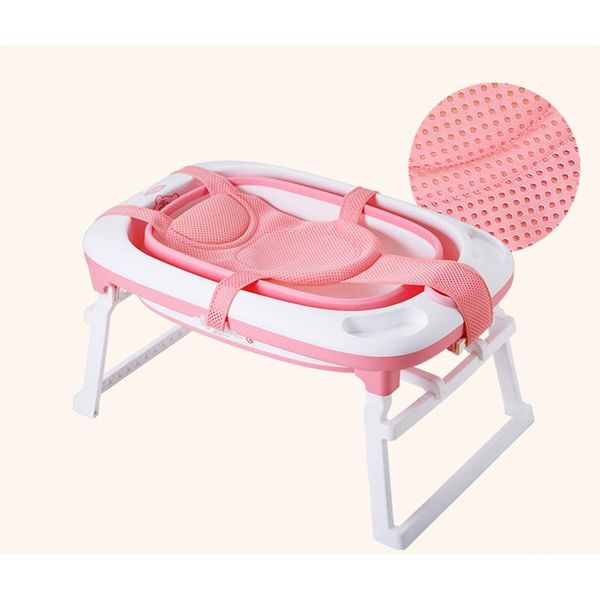 

bathing tubs & seats good quality foldable baby bathtub folding bath safe plastic material bpa happy humanized design